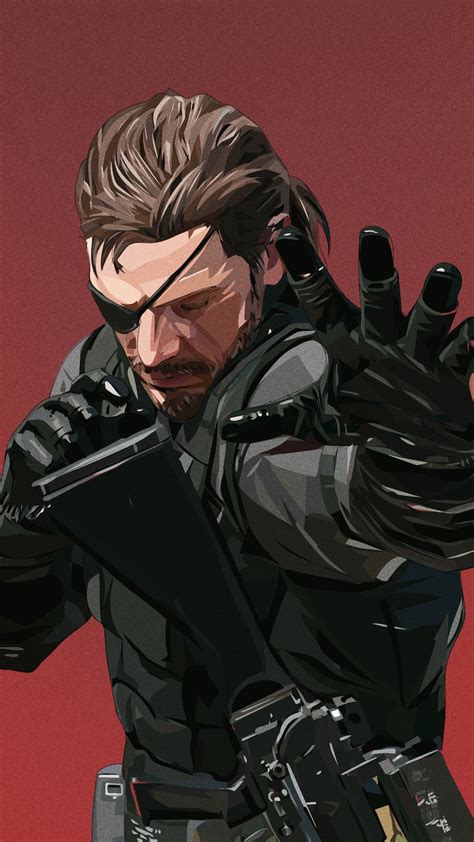 Big Boss Mgsv Illustration Etsy