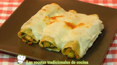 Receta F Cil De Canelones De Verduras