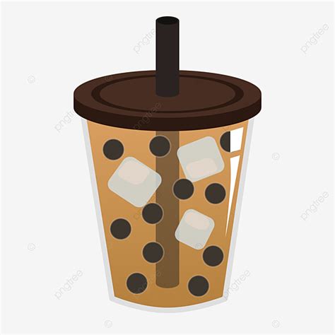 Bubble Milk Tea Vector Art Png Bubble Milk Tea Illustration Bubble Milk Tea Cup Drink Png