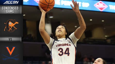 Campbell Vs Virginia Condensed Game 2022 23 ACC Womens Basketball