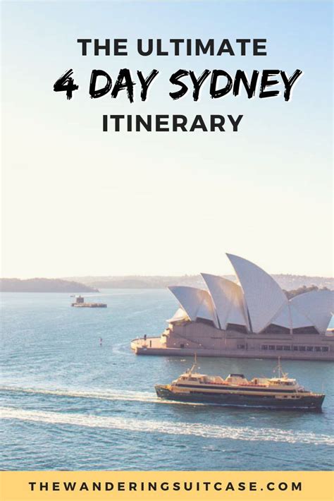 4 Days In Sydney Sydney Australia Travel Australia Itinerary Sydney