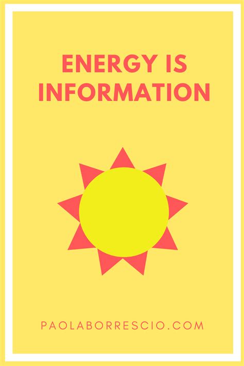 Energy Is Information