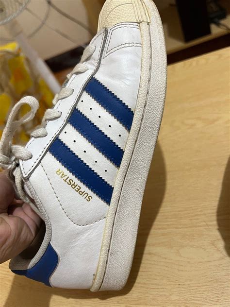 ADIDAS SUPERSTAR BLUE AND WHITE on Carousell