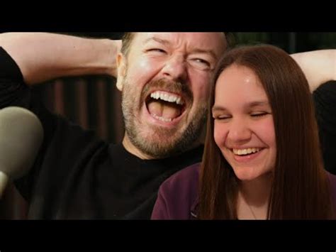 First Time Reaction To Ricky Gervais Being Brutally Honest Youtube