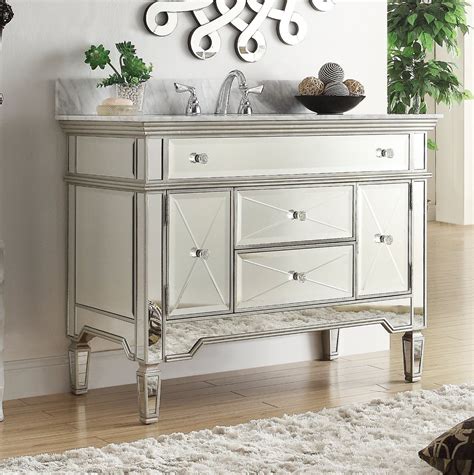 Mirrored Bathroom Vanity Cabinet – Rispa