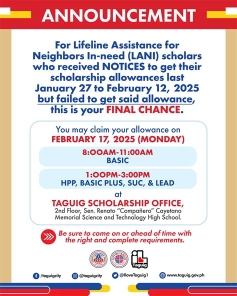 Taguig Scholarships | Taguig