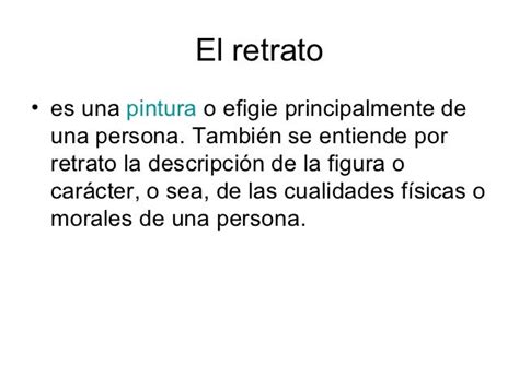 Historia Del Retrato