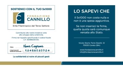 Dona Il 5x1000 Alla Fondazione Cannillo Fondazione Cannillo