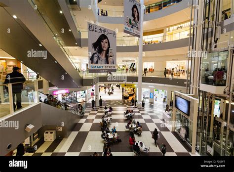 Japanese Shopping Mall Nishinomiya Gardens Interior Looking Down