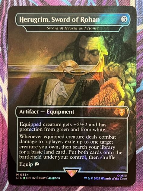 Sword Of Hearth And Home LTC Full Art Surge Foil Bootleg Mage