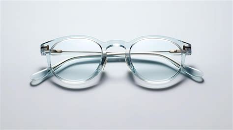 Premium Photo Eyeglasses Isolated On A White Surface Generative Ai