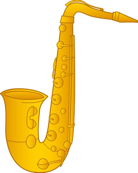 Saxophone Clip Art Design Free Clip Art