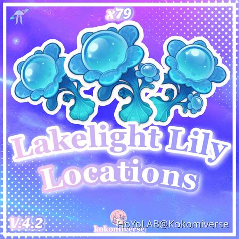 Lakelight Lily Locations V Genshin Impact Hoyolab