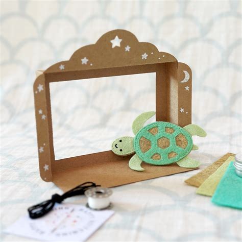 sea turtle finger puppet craft kit clara  macy