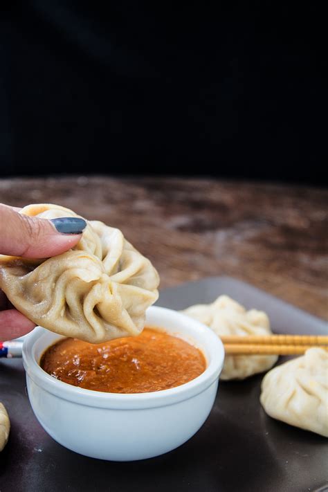 Steamed Veg Momos With Spicy Chili Chutney Vegetable Dim Sum Recipe By Anupama Paliwal