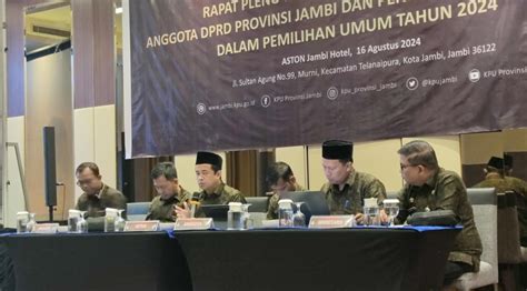 Daftar Nama Dan Perolehan Suara Anggota Dprd Provinsi Jambi Terpilih