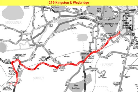 London Bus Route 219 1934 1983