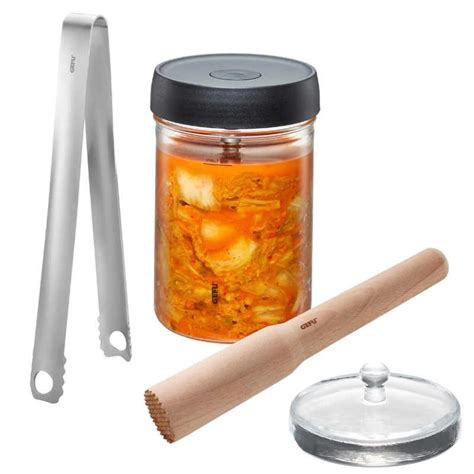 Set de fermentación Nativo de Gefu para macerar y conservar verduras