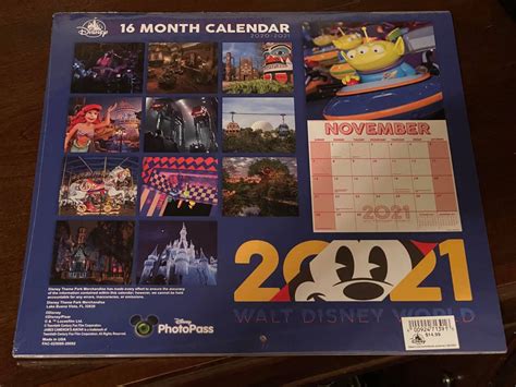 Plan Ahead for 2021 With These Disney Parks Calendars! - Disney Fashion Blog