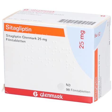 SITAGLIPTIN Glenmark 25 Mg Filmtabletten 98 St Mit Dem E Rezept Kaufen