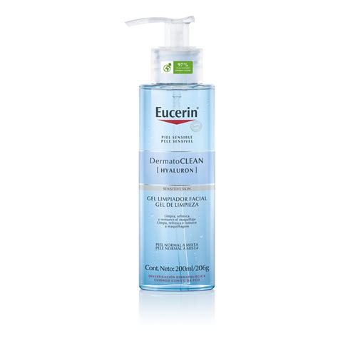 Gel Limpiador Facial Para Piel Normal Y Mixta DermatoCLEAN Eucerin