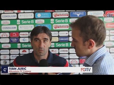 Post Vercelli Lintervista A Mister Juric Video Dailymotion