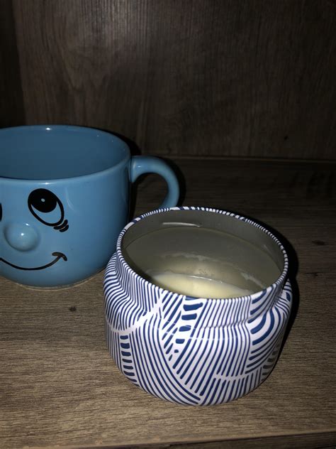 Anthropologie Capri Blue Volcano Candle ft. my smiley face mug : r ...