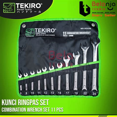 Jual TEKIRO Kunci Ring Pas Set 11 Pcs Ukuran 8 24 MM 11pcs 8 24mm