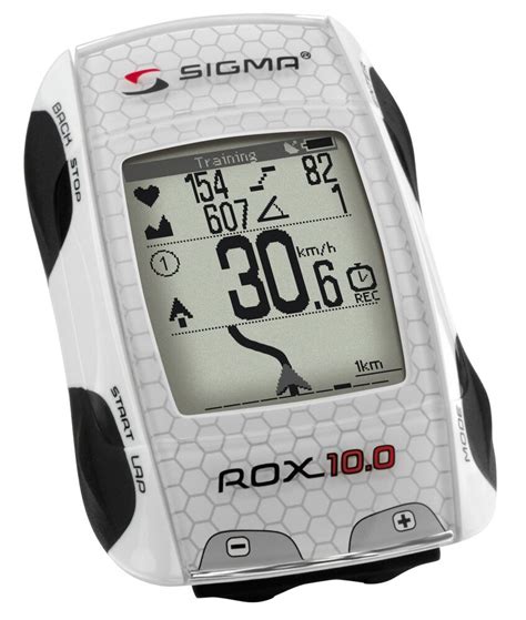 Bezprzewodowy Licznik Komputer Rowerowy Sigma Rox Gps Set Bia Y