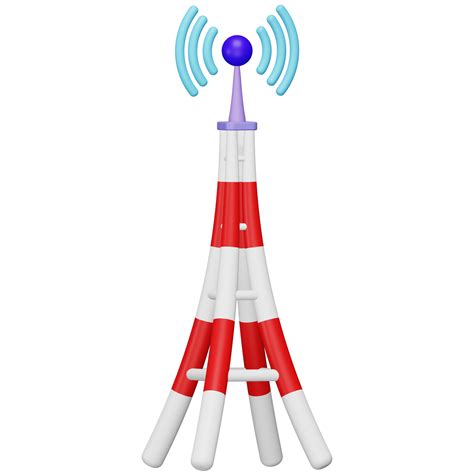 Broadcast Tower 3d Rendering Isometric Icon 13797421 Png