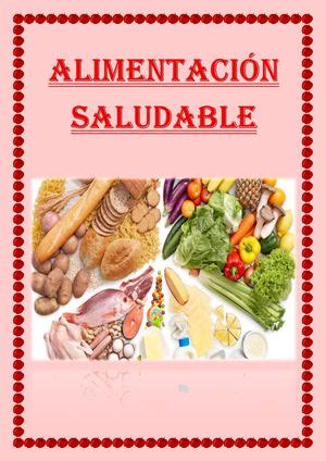 Calam O Cartilla Alimentaci N Saludable