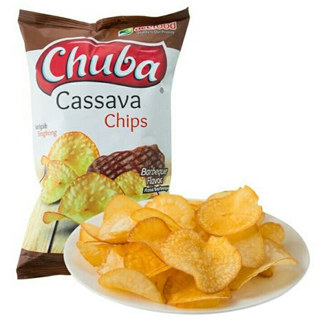 Chuba Cassava Chips Potato Bbq 140gm Shopee Malaysia