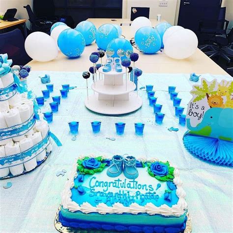 Pin By Harika Raghu On Blue Baby Shower Blue Baby Shower Baby Shower