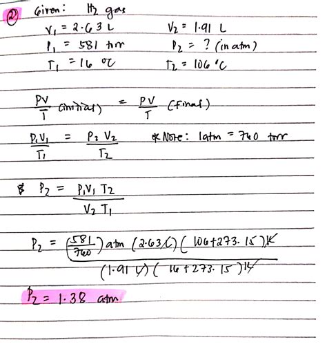 Solved 1 The Reaction Of Magnesium Metal With HCl Yields Hydrogen