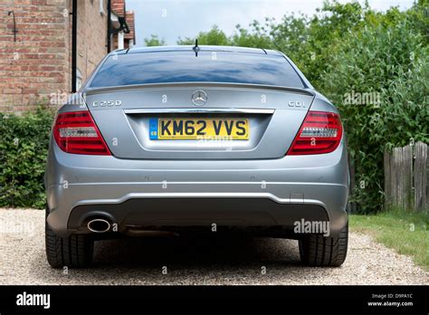 2013 Mercedes Benz C250 CDi Coupe AMG Sport Stock Photo - Alamy