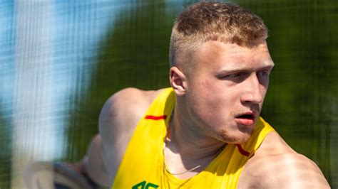 Lithuania S Mykolas Alekna Breaks Discus World Record In Oklahoma