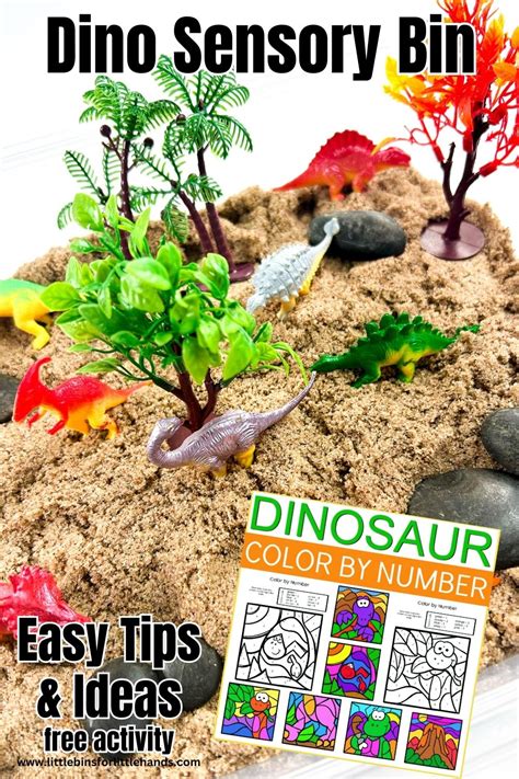 Dinosaur Sensory Bin Little Bins For Little Hands