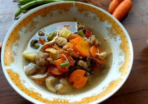 resep sop ayam sayur sehat oleh dapoer nafa cookpad