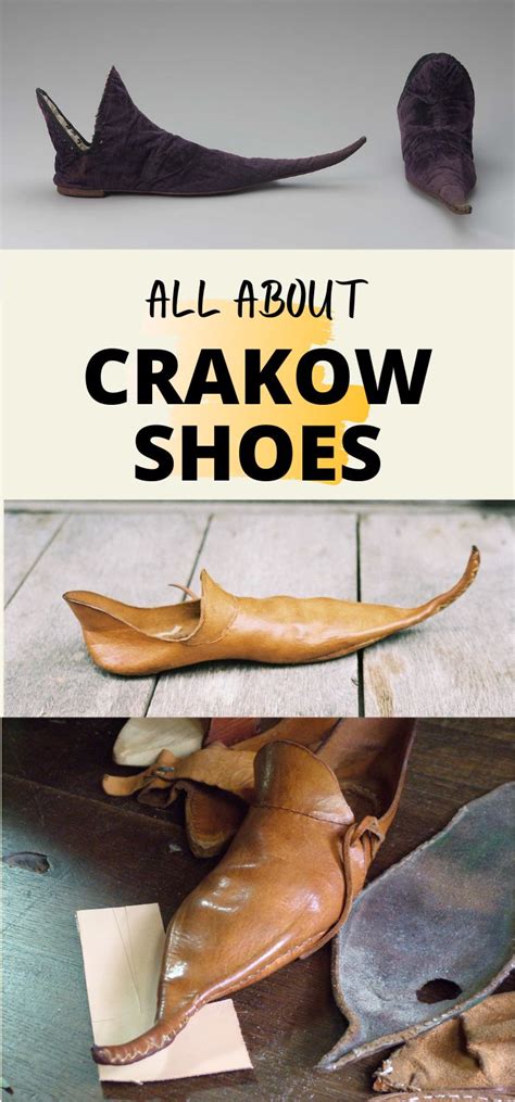 Crakow Shoes Aka Poulaines Century Shoes Medieval Shoes Shoes