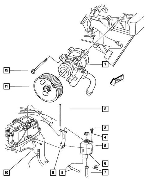 Detailed Diagram Of Power Steering Hose In Dodge Dakota