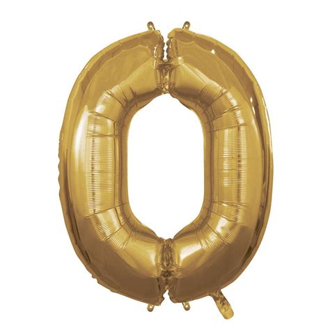 Palloncino Mylar Numero Oro Inch Cm Idea Palloncini