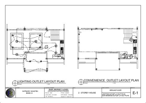 convenience outlet layout plan