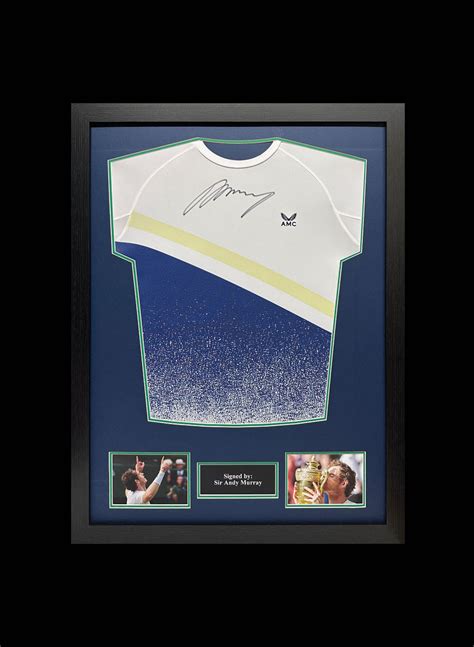 Andy Murray Framed Signed Castore AMC Shirt All Star Signings