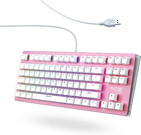 Buy Tilted Nation Pink Mechanical Keyboard Tkl Acrylic Housing