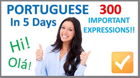 Learn Portuguese In 5 Days Conversation For Beginners YouTube