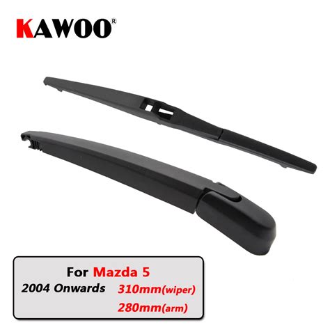 Kawoo Car Rear Wiper Blade Blades Back Window Wipers Arm For Mazda