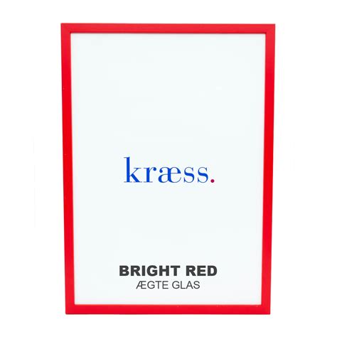 Bright Red Ramme Kræss Designs Værker Kræss Butik København