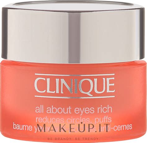 Clinique All About Eyes Rich Crema Contorno Occhi Makeup It