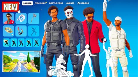 THE WEEKND Fortnite Icon Series Set All Skins Emotes And Items