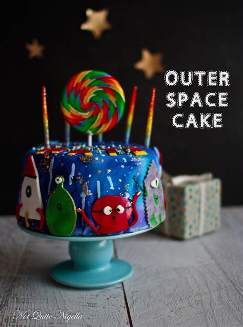 Outer Space Cake Aliens Spaceships | Recipe | Birthday cake kids, Cake ...